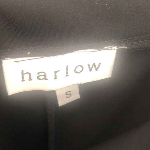 Harlow Black Maxi skirt with middle slit and side zipper - Picture 5 of 6